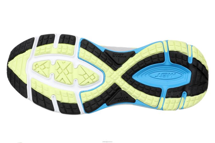 hardloopschoenen X0N2L135 MBT 2000 vrouwen grijs/limoengeel