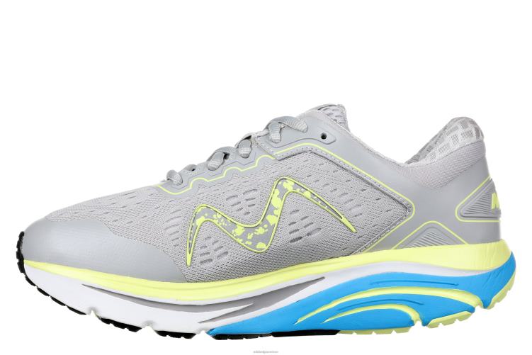 hardloopschoenen X0N2L135 MBT 2000 vrouwen grijs/limoengeel
