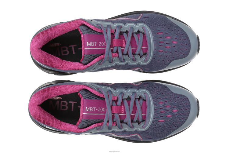 hardloopschoenen X0N2L147 MBT Veters uit 2000 vrouwen volkssteen grijs