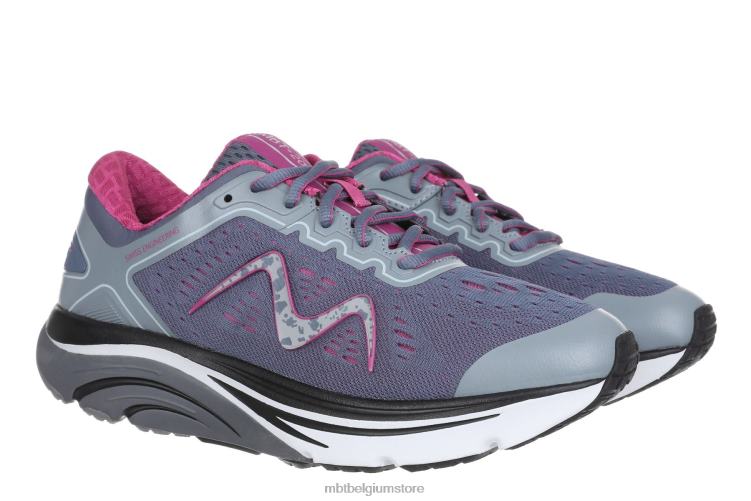 hardloopschoenen X0N2L147 MBT Veters uit 2000 vrouwen volkssteen grijs