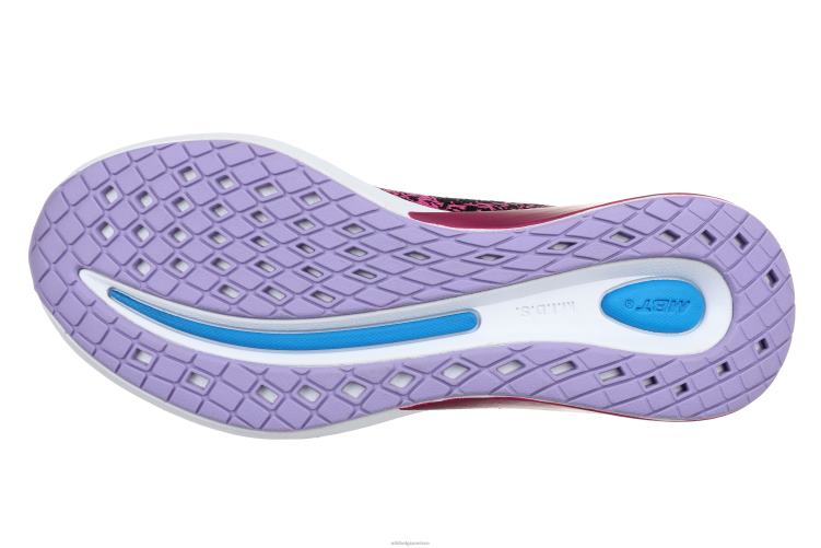 hardloopschoenen X0N2L150 MBT huracan-3000 veters vrouwen zwarte/orchideeënbloem