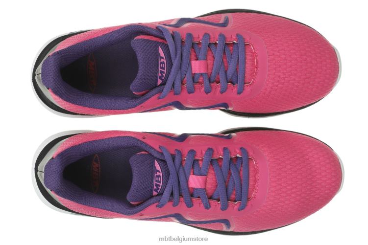 hardloopschoenen X0N2L187 MBT snelheid-1200 ii vrouwen karmijnrode roos