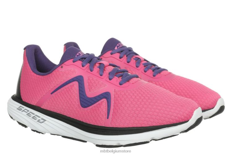 hardloopschoenen X0N2L187 MBT snelheid-1200 ii vrouwen karmijnrode roos