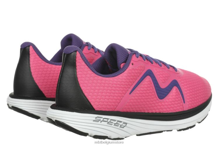 hardloopschoenen X0N2L187 MBT snelheid-1200 ii vrouwen karmijnrode roos