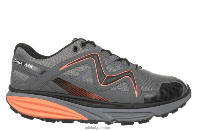 hardloopschoenen X0N2L196 MBT simba atr vrouwen houtskool/sinaasappel