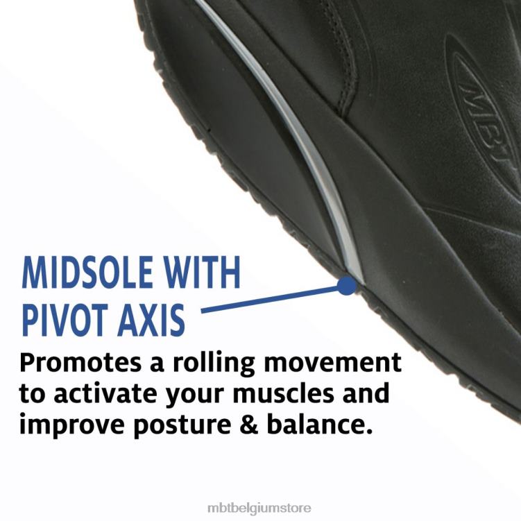 hardloopschoenen X0N2L211 MBT 1997 vrouwen zwart leer