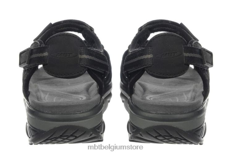 sandalen X0N2L212 MBT lela 6 vrouwen zwart/antracietgrijs