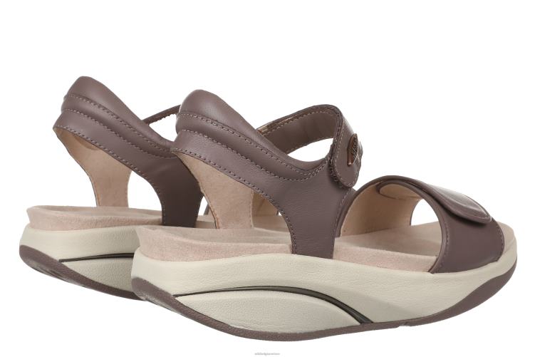 sandalen X0N2L246 MBT malia vrouwen diep taupe