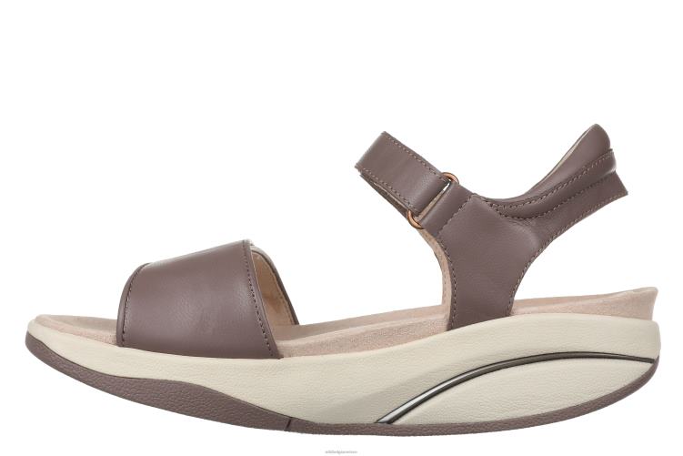 sandalen X0N2L246 MBT malia vrouwen diep taupe